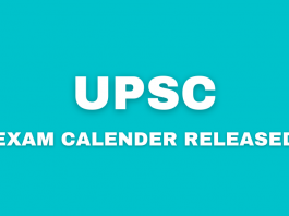 UPSC Exam Calendar Exam Dates