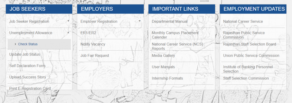 Rajasthan Berojgari Bhatta Check Status