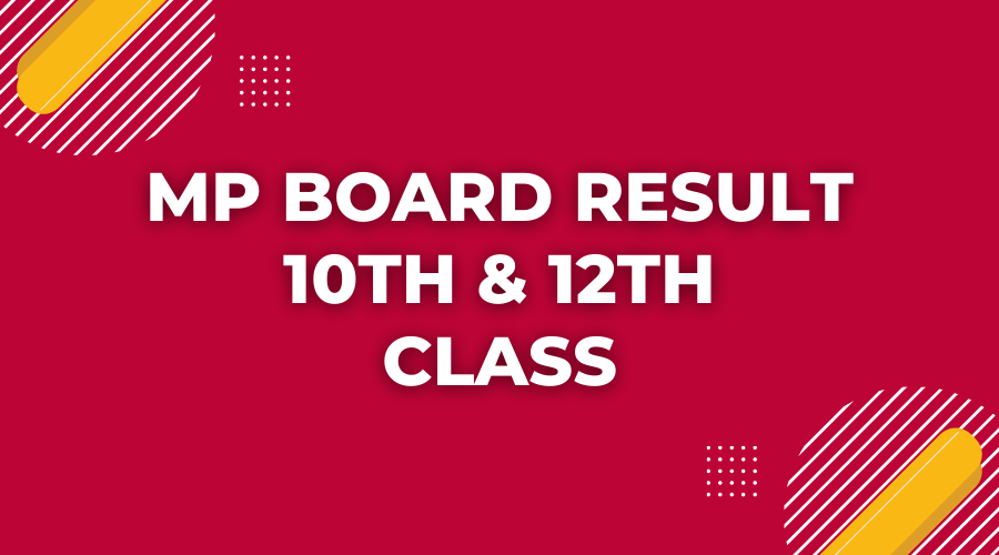 MP Board Result Check Online
