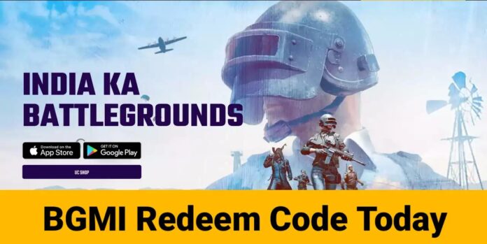 BGMI Redeem Code Today