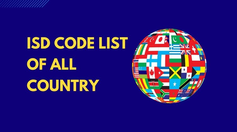 ISD Code List of All Country