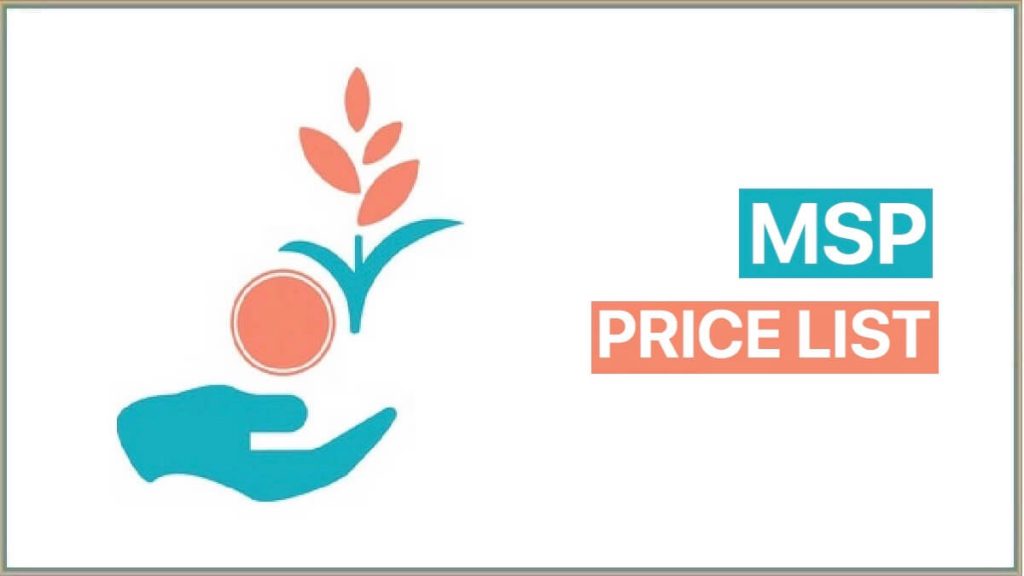 New MSP Price List rabi crop