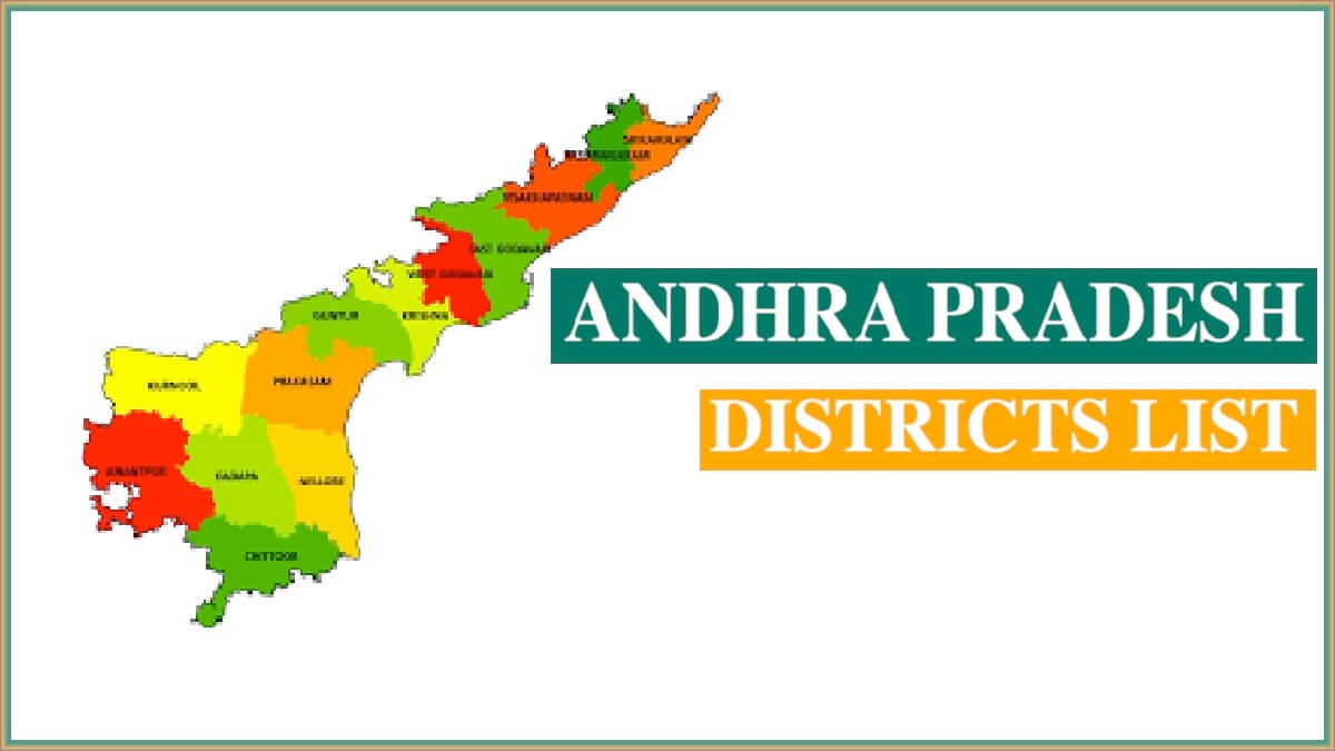 AP New Districts list Pdf