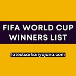 FIFA World Cup Winners List Update