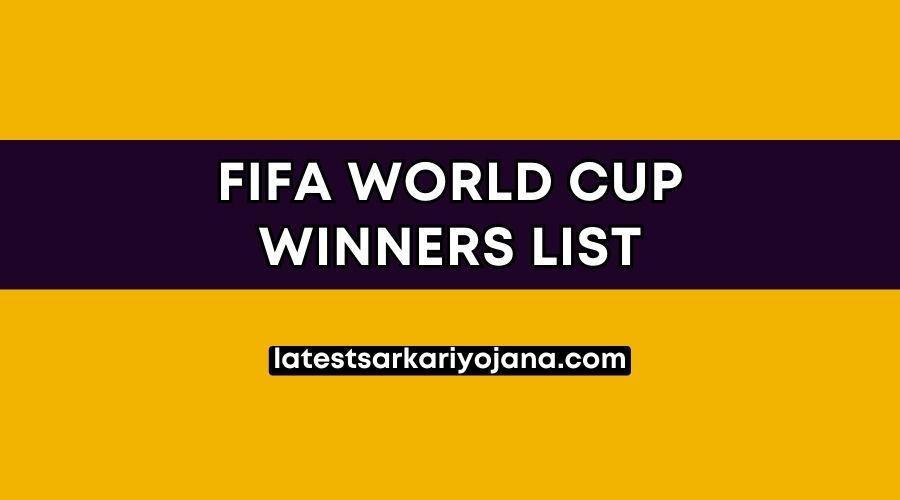 FIFA World Cup Winners List Update