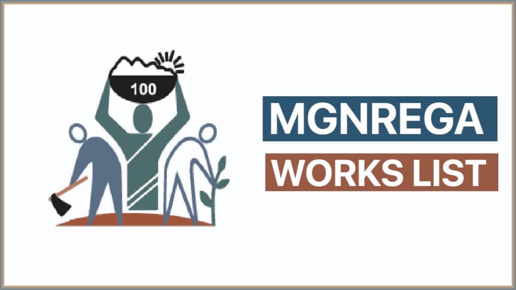 MGNREGA Works List Updated