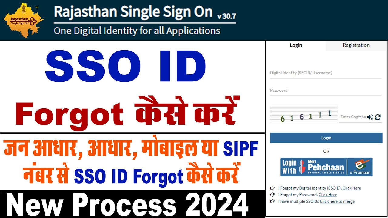 SSO ID Rajasthan