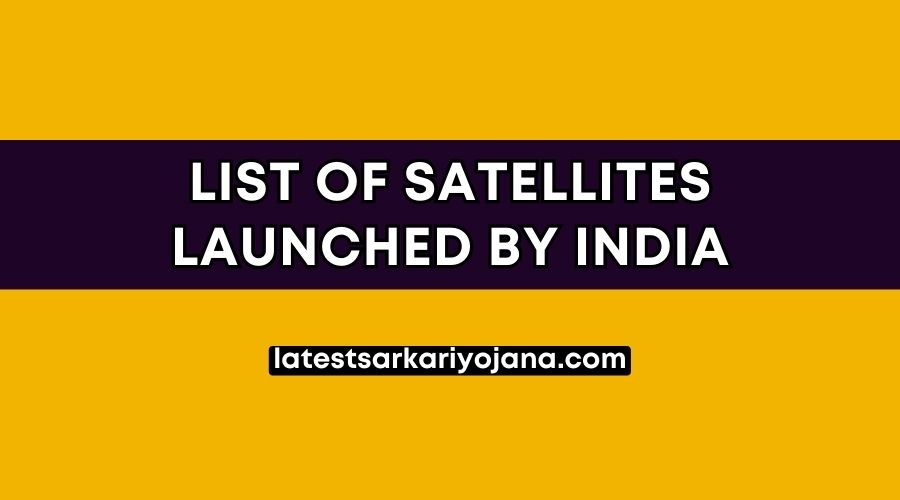 List of Satellites Launched By India