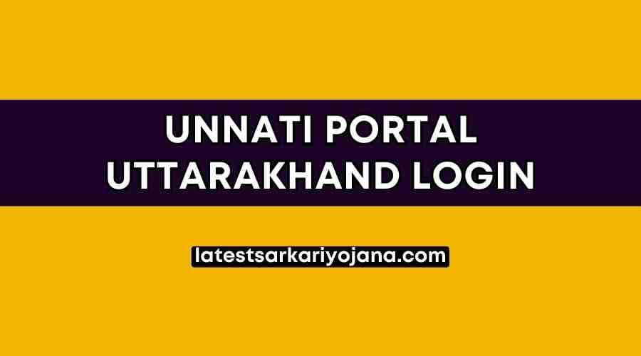 Unnati Portal Uttarakhand Login