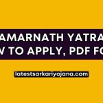 shri amarnath yatra how to apply registration fees