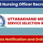 UKMSSB Nursing Officer Recruitment Apply Online