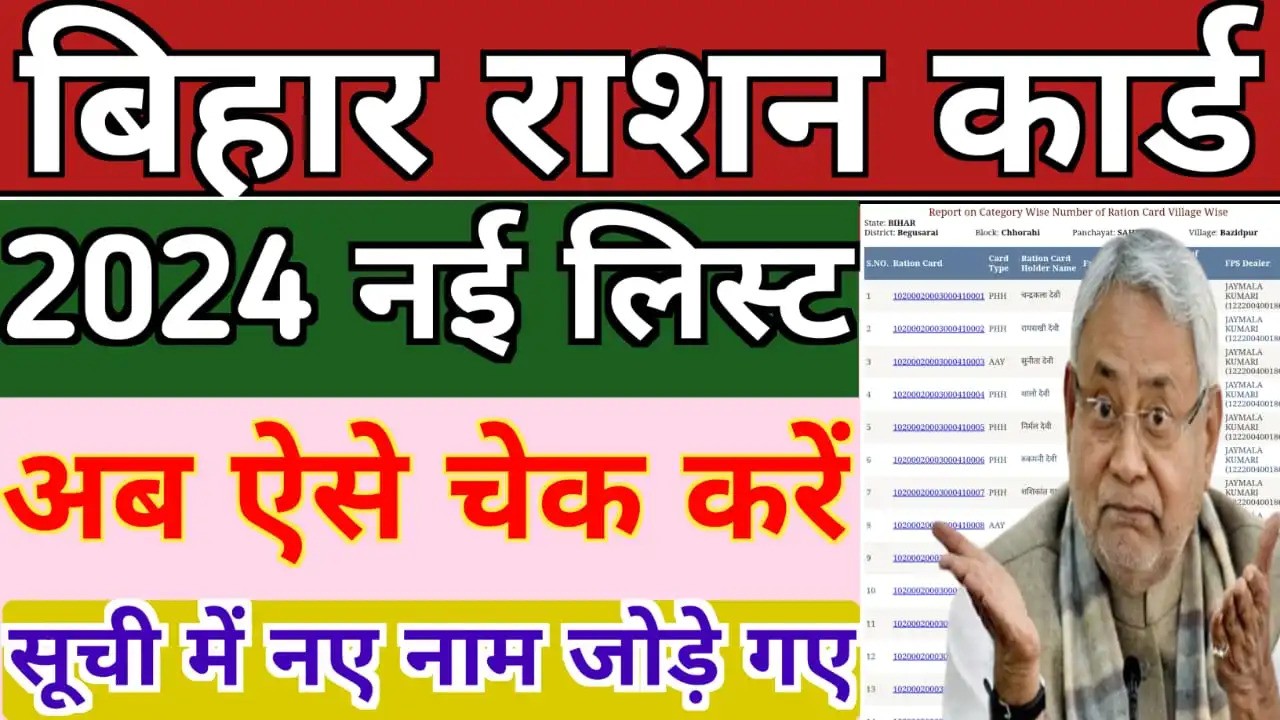 aepds bihar ration card list download