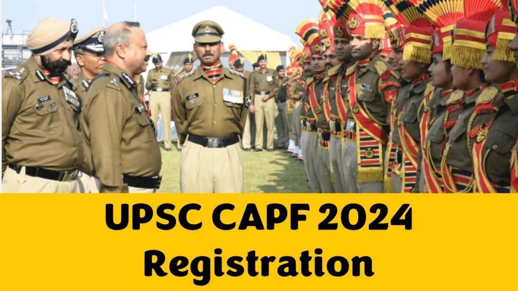 UPSC CAPF Bharti Apply Online