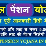 Atal Pension Yojana Chart