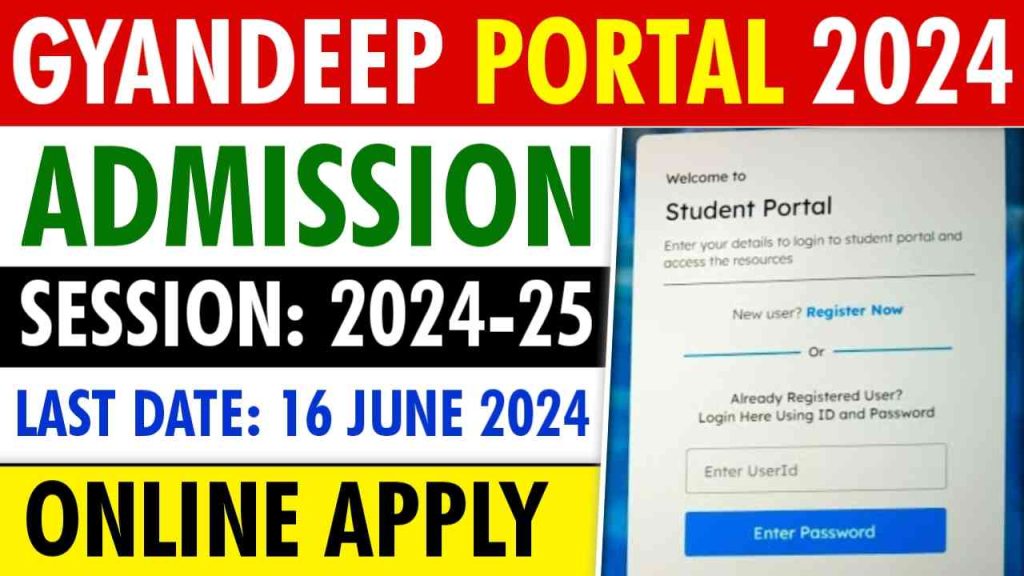 Bihar Gyandeep Portal Admission Apply Online