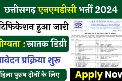 CG NMDC Limited Bharti Apply Online