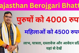 Rajasthan Berojgari Bhatta Apply Online