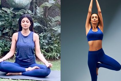 bollywood actress yoga pics