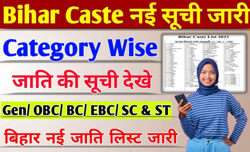 Bihar Caste List PDF Download