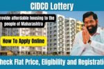 CIDCO Lottery Registration Online