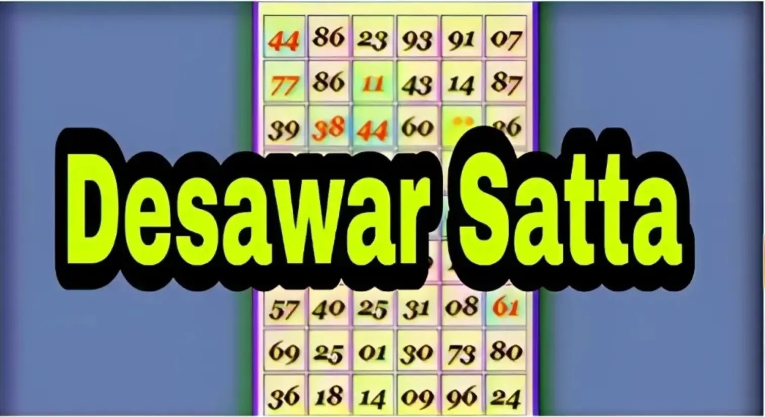 Disawar Satta King Chart Result