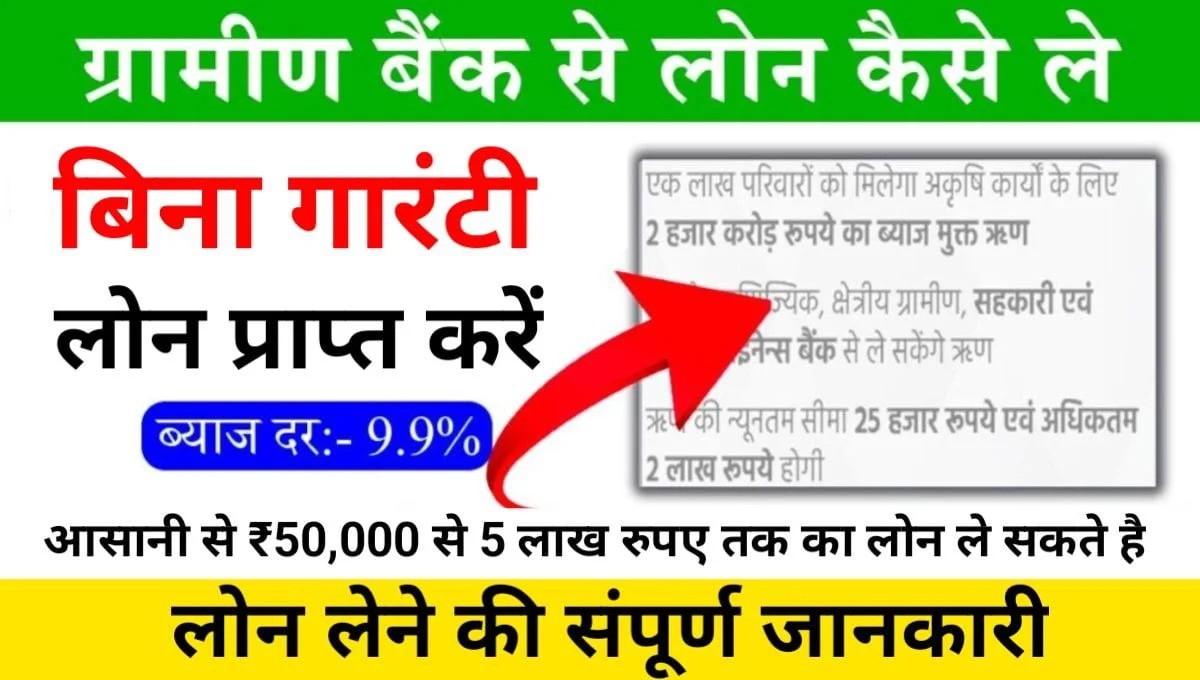 Gramin Bank Loan Yojana Benefits