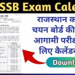 RSMSSB Exam Calendar Download PDF