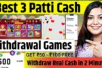 Teen Patti Real Cash Game To Win Money