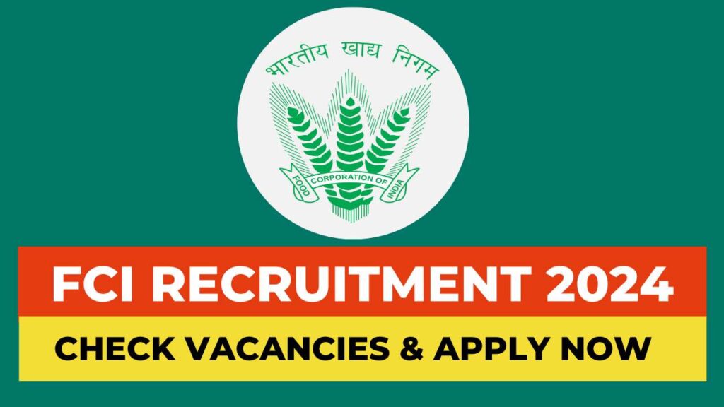 FCI Recruitment Apply Online