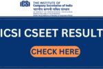 ICSI CSEET Result