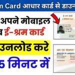 Online E shram card download kaise kare