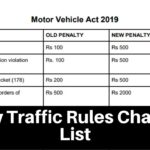 Rules For Vehicle Traffic Challan