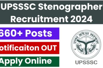 UPSSSC Stenographer Recruitment Exam Online Apply