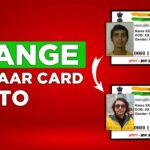 change your Aadhaar card photo from home