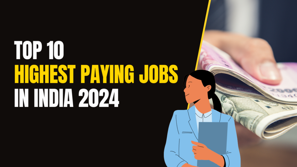 High Paying Jobs in india