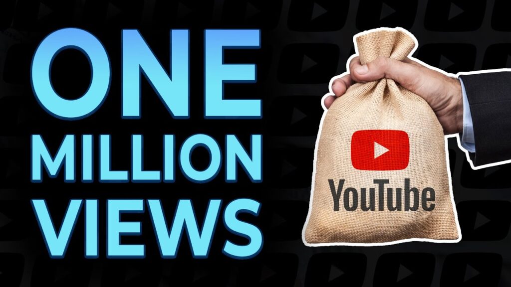 Youtube 1 Million Views Earning