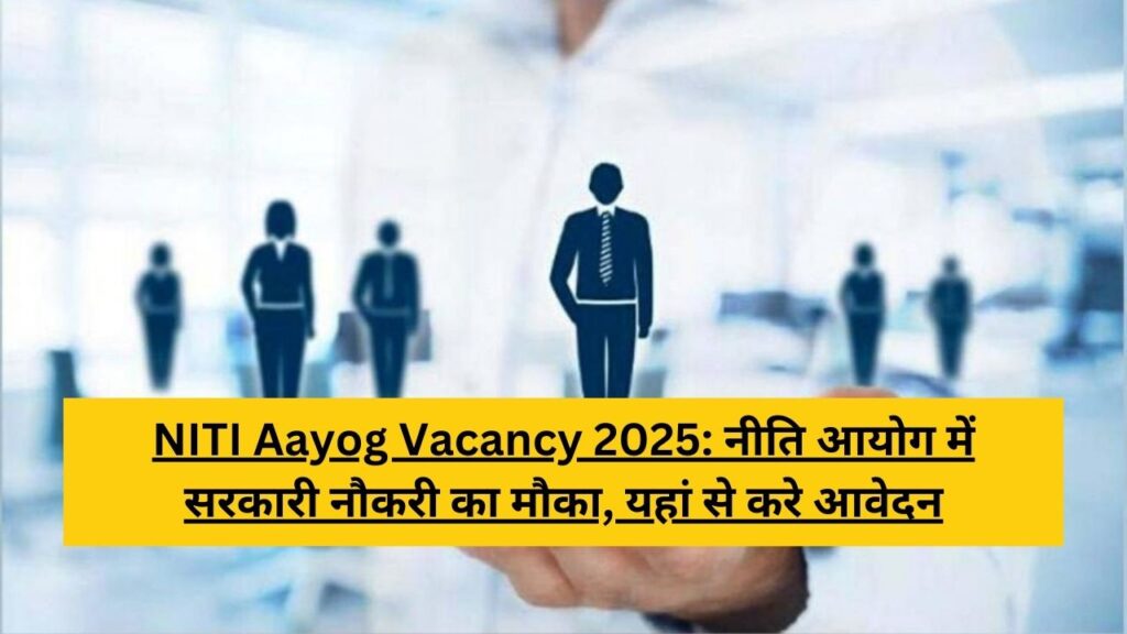 NITI Aayog Vacancy