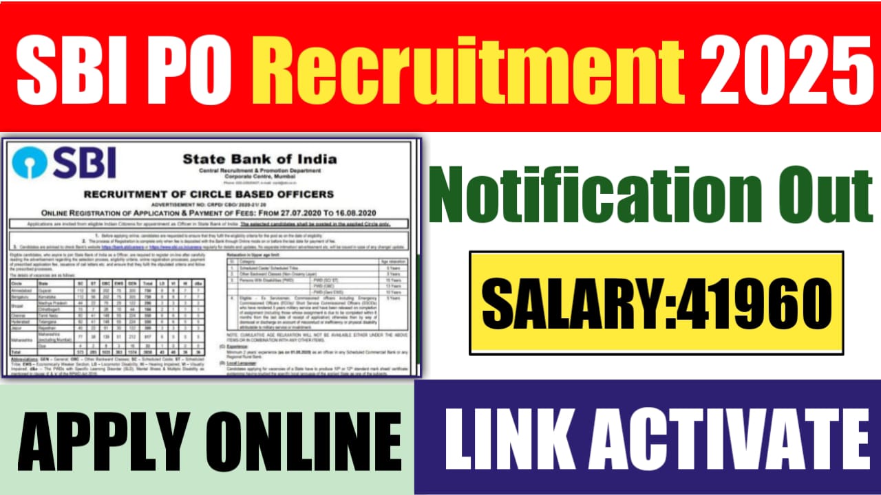 SBI PO Recruitment